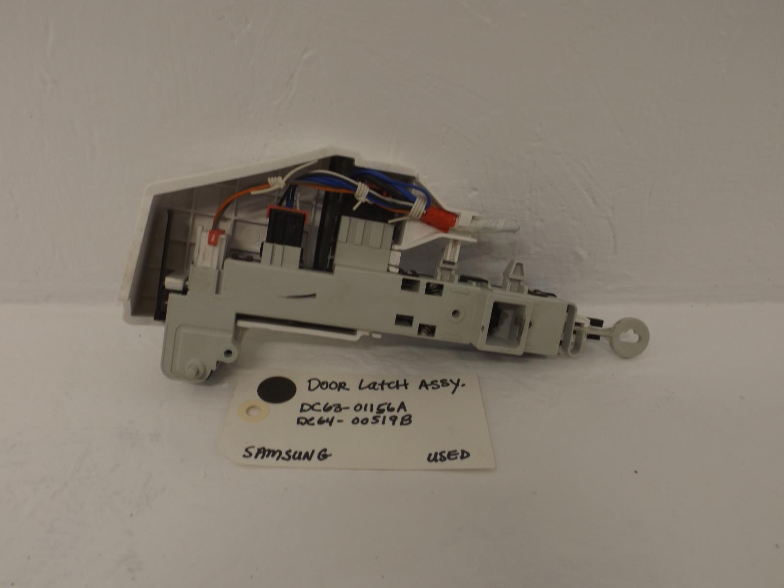 Samsung Washer DC63-01156A DC64-00519B Door Latch Assy. Used Samsung Washer DC63-01156A DC64-00519B Door Latch Assy. Used